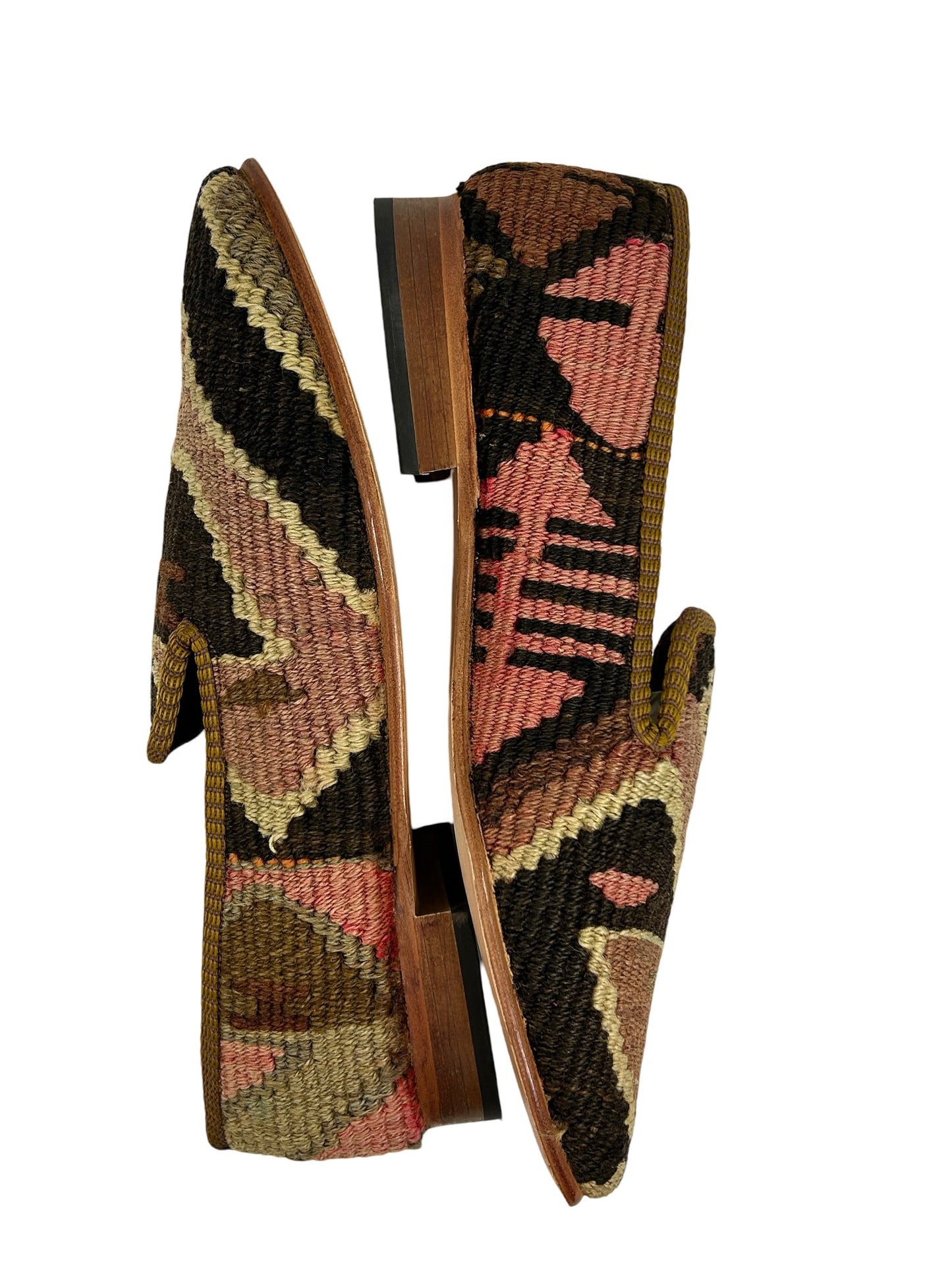 Turkish kilim smoking shoe men's size 10