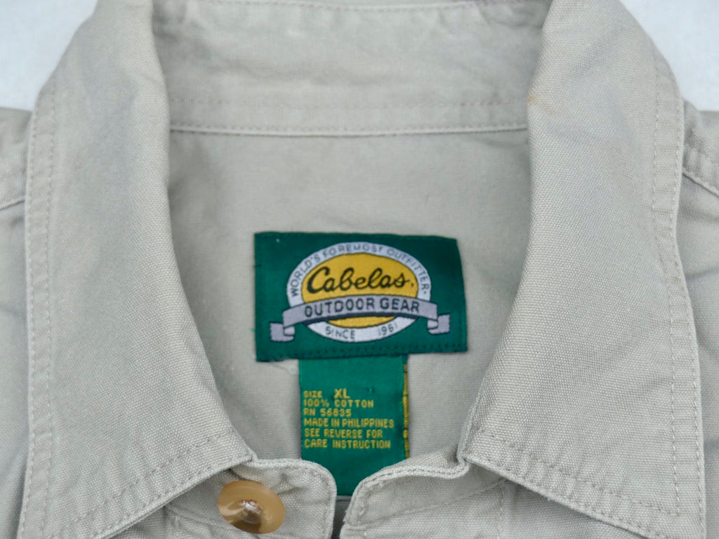 Men's XL safari jacket khaki