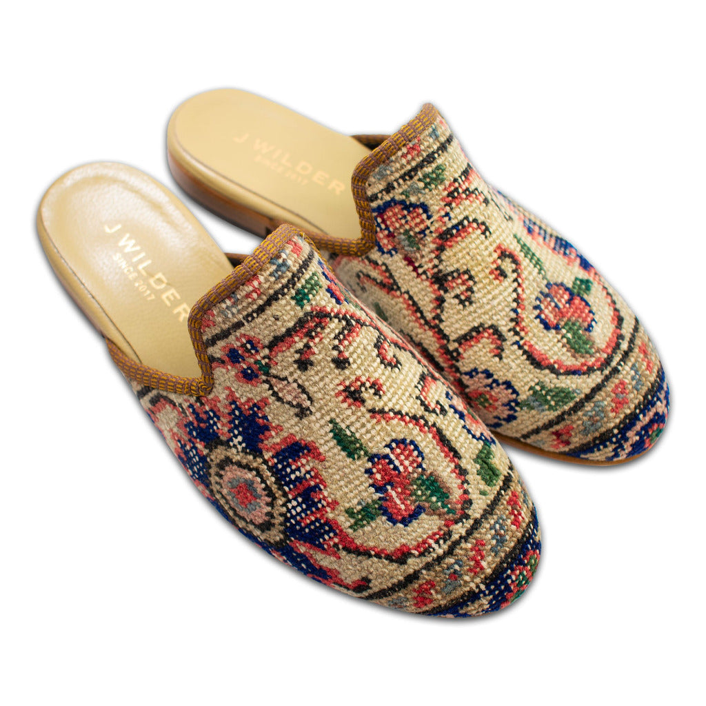 lively pattern women's slides size 8