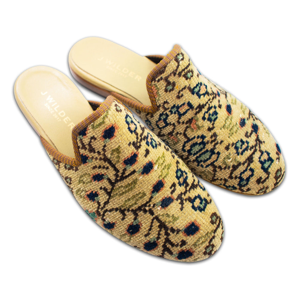 lively pattersn women's slides size 11 handmade