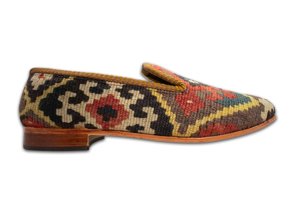 classic kilim men's smoking shoes size 8.5