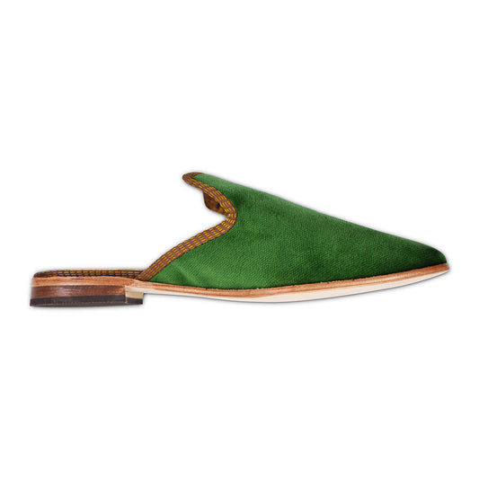 Velvet Slide Green size 8