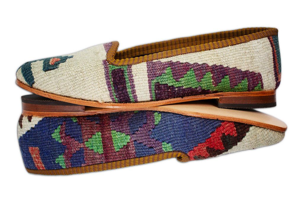 women's Turkish kilim loafers size 8