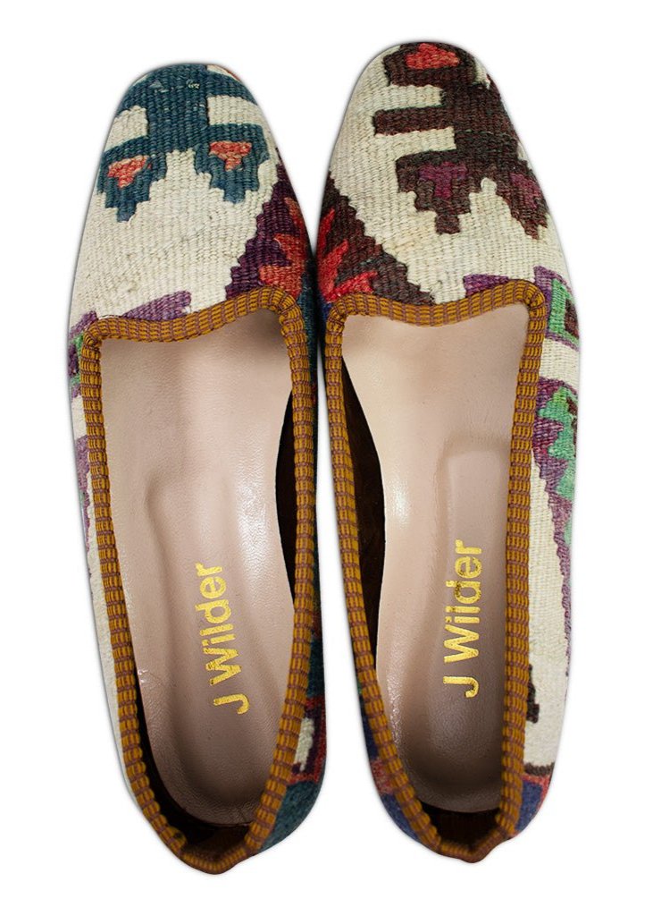 women's Turkish kilim loafers size 8