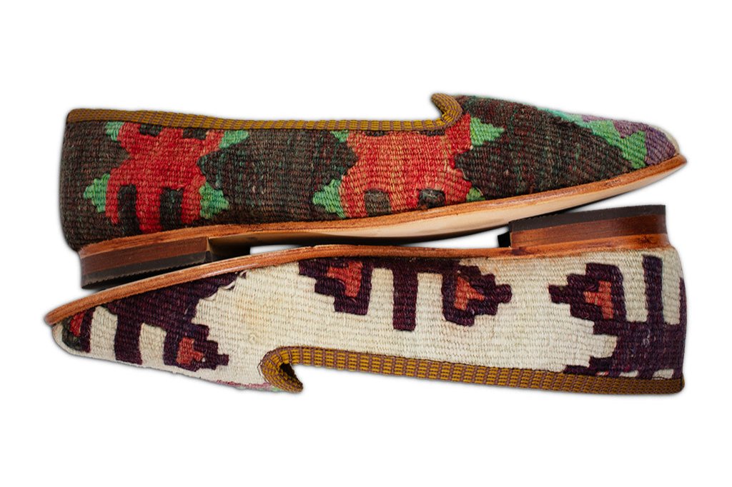 women's Turkish kilim loafers size 8