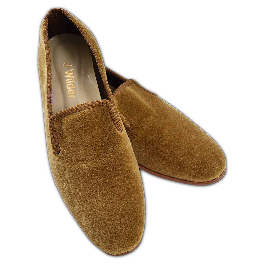 men's velvet shoes in mohair velvet