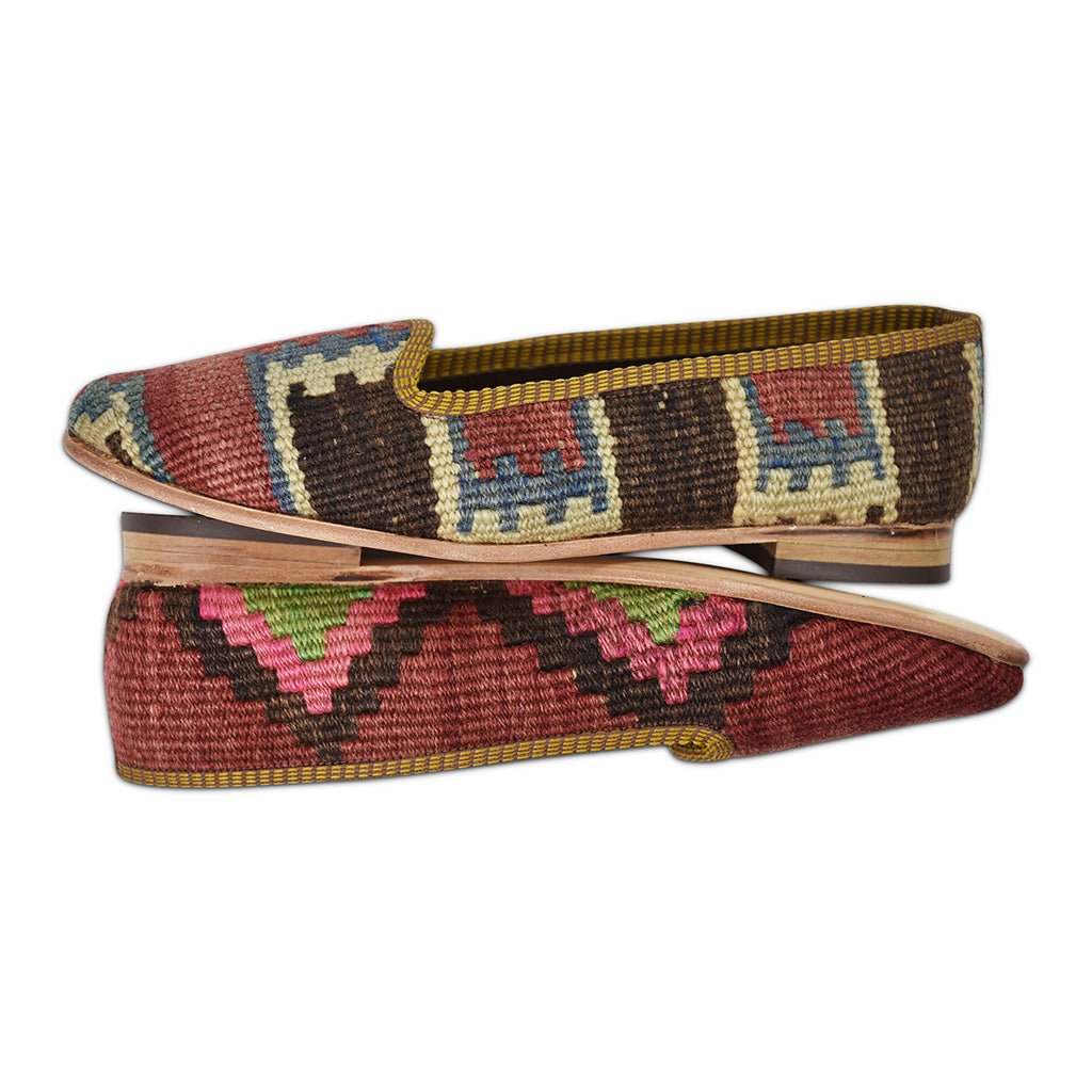 womens size 7 kilim loafers