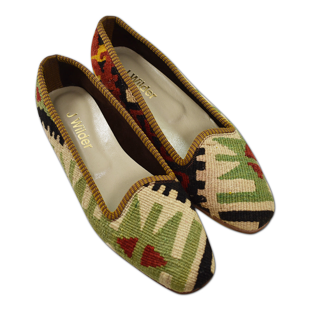 bold floral kilim green and white size 10 kilim