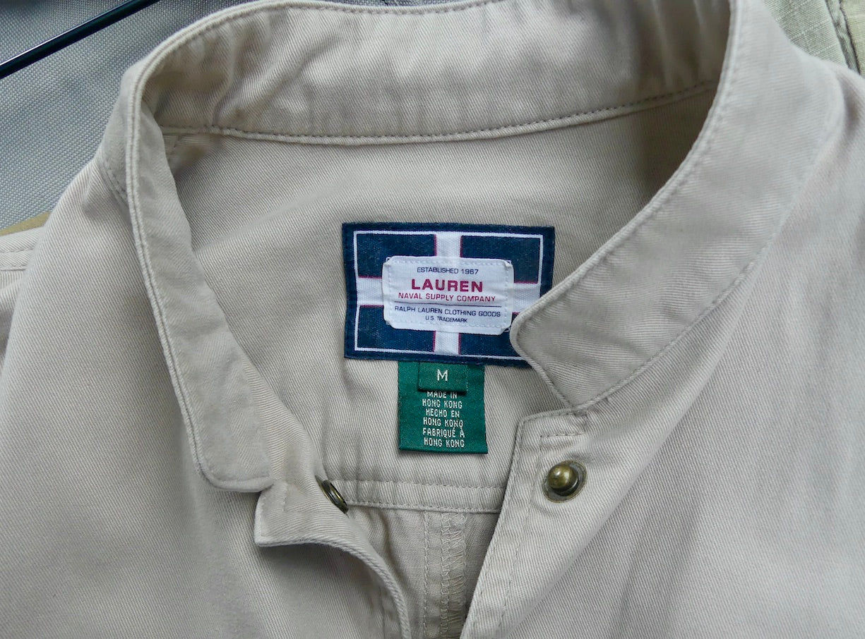 size medium travel jacket Naval collection Ralph Lauren