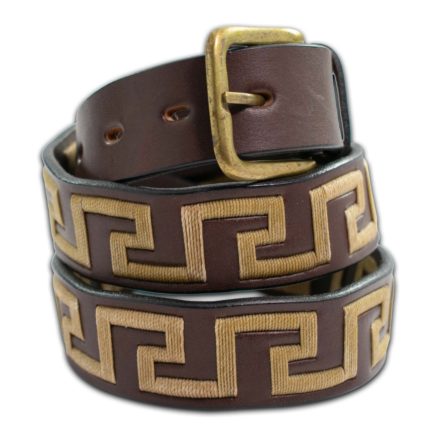 the Greek Key Polo Belt best men's basic belt