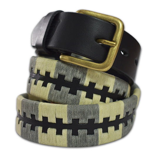 premium leather polo belt black argentina polo designer belt