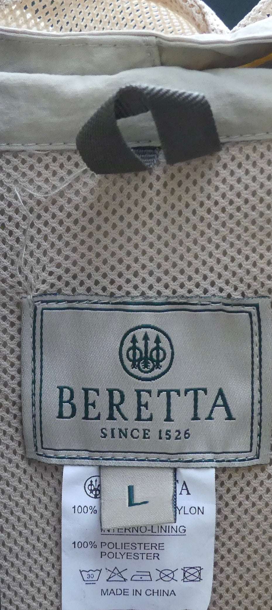 size large tan safari jacket vintage great price excellent condition 