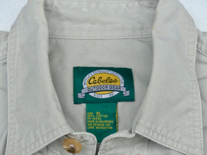 Men's XL safari jacket khaki