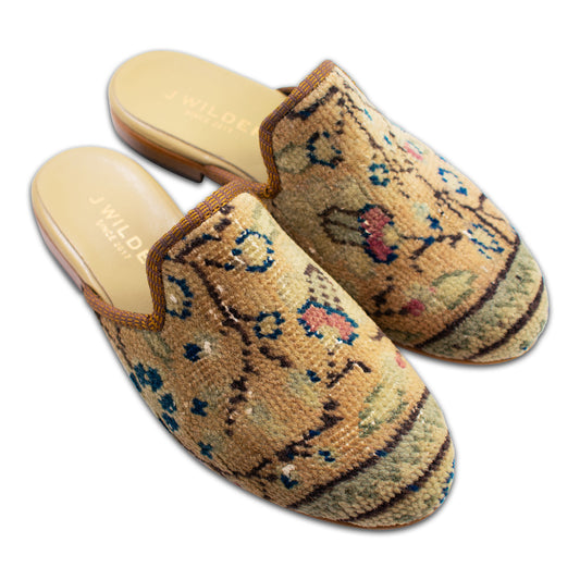 women's size 7 carpet mules handmade