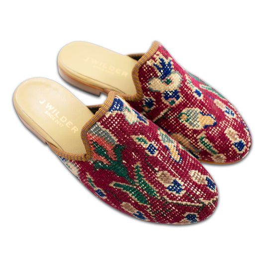 red women's slides size 9 handmade Turkey