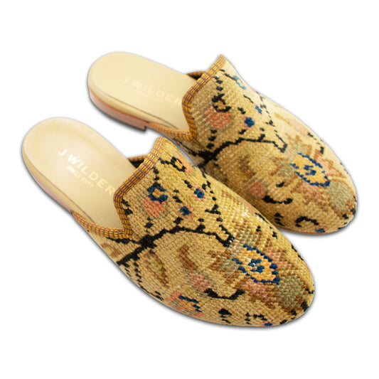 women's size 7 slides handmade from Turkish carpets