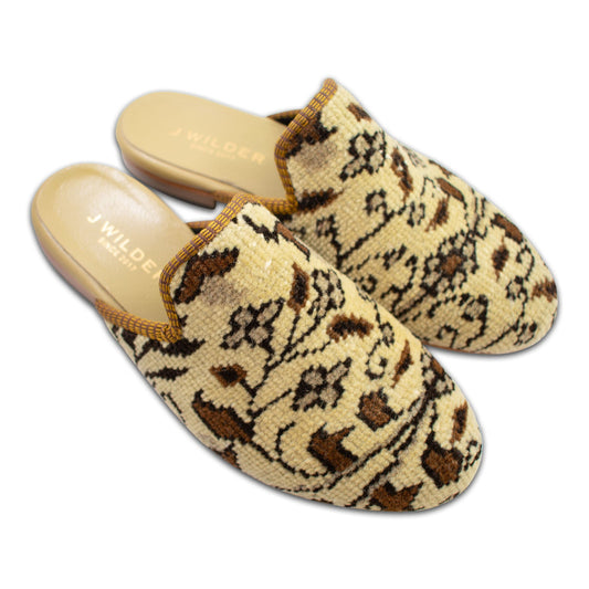 women's size 9 carpet mules handmade in Turkey