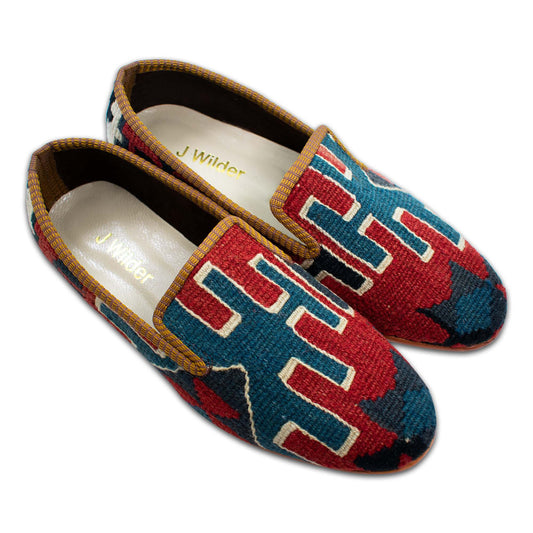 men's Turkish carpet shoes in red size 10.5