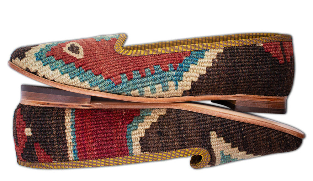 women's size 11 kilim turkish slipper shoes 
