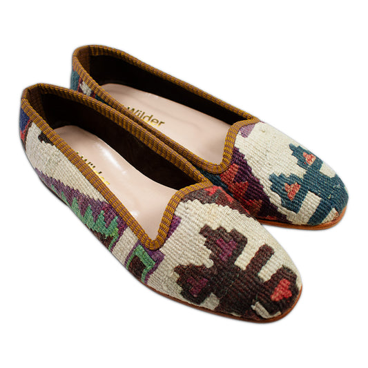 women's Turkish kilim loafers size 8