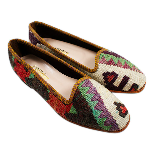 women's Turkish kilim loafers size 8