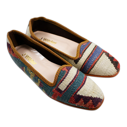 women's Turkish kilim loafers size 9