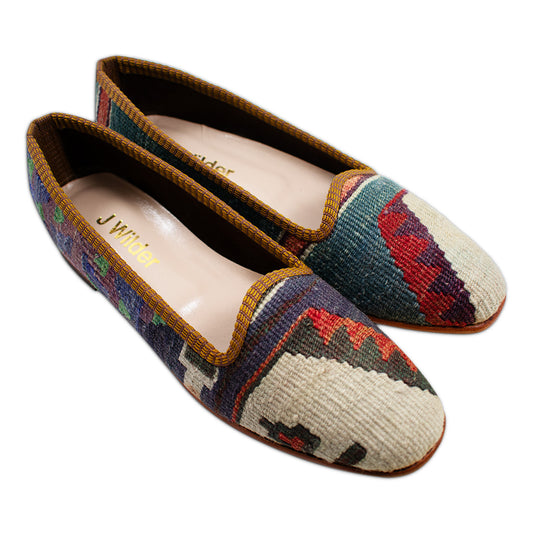 women's Turkish kilim loafers size 9