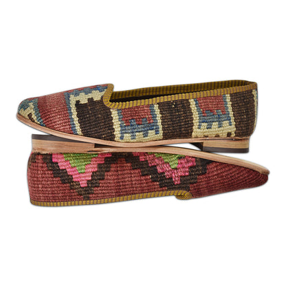 womens size 7 kilim loafers 