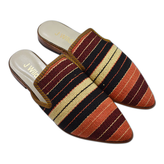 womens size 9 slides mules kilim 