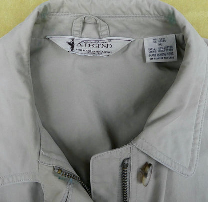 all cotton travel jacket khaki 