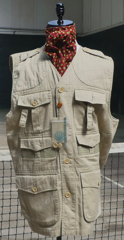 Khaki field shooting vests XL 