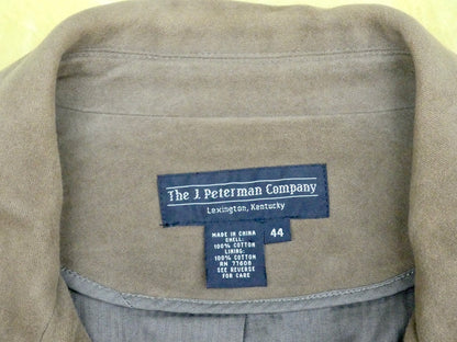 size 44 all cotton moleskin travel jack with fine details
