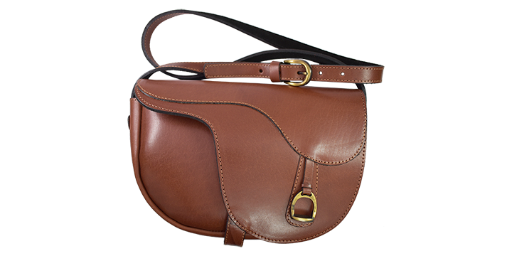 Women's Leather Saddle purse