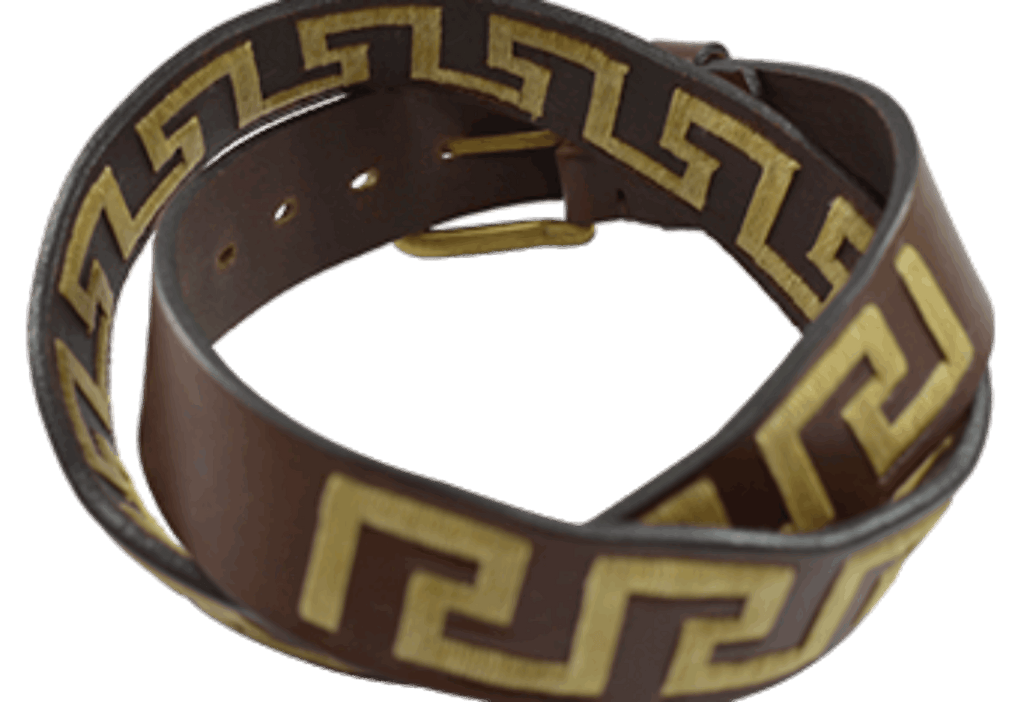 The Greek Key Polo premium leather unisex Belts