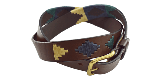 premium leather argentinian polo  designer belt handmade