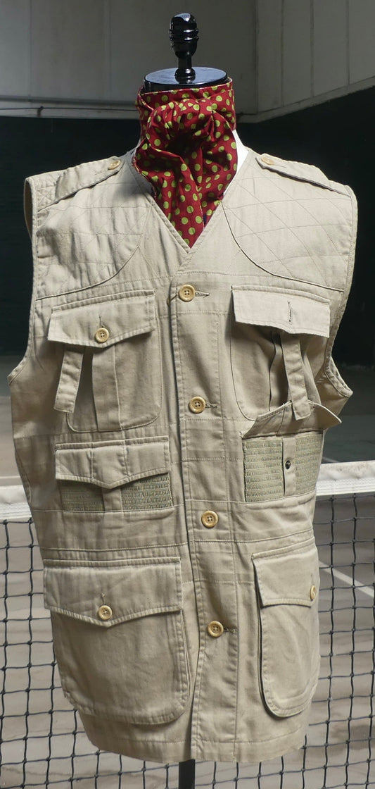 Khaki field shooting vests XL 