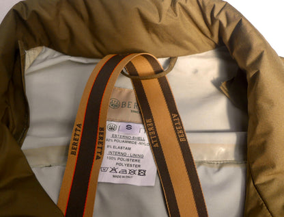 interior of a italian rain coat lined 