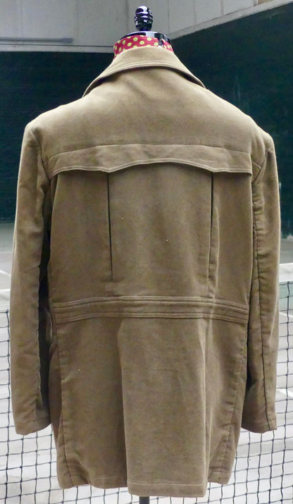 medium weight moleskin lined travel jacket size 44