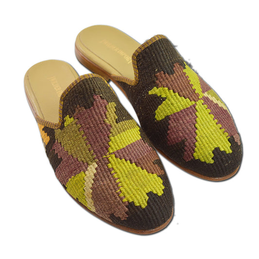 size 11 colorful womens kilim slippers mule