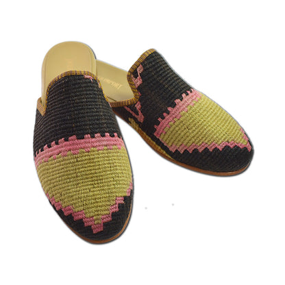 kilim mens designer mule slippers